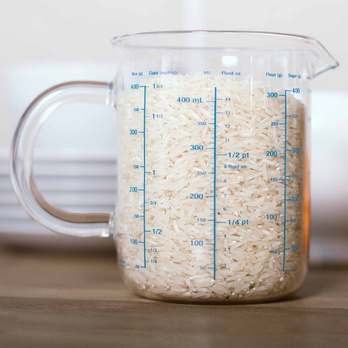 Cooks Mug Measuring Cup 500ml – Glass Measuring Mug with Easy-to-Read Scale